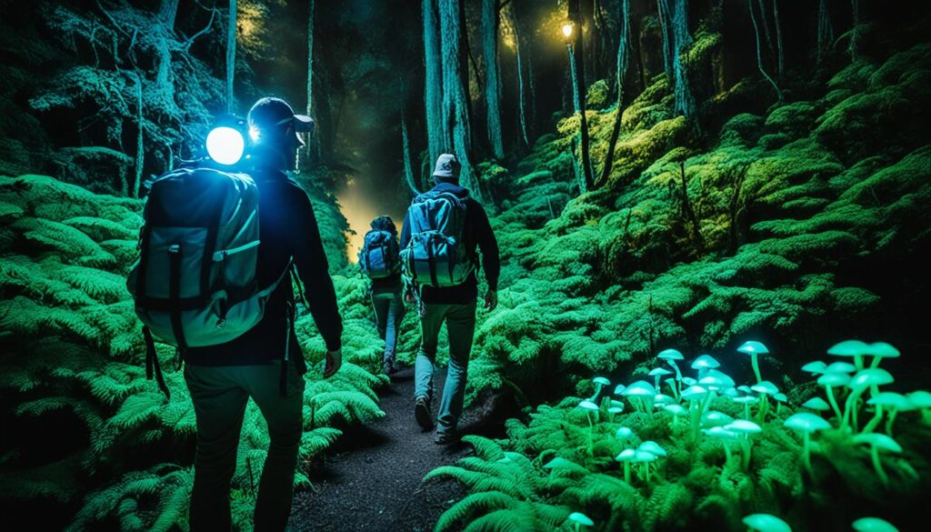 Atlantic Forest glowing fungi tours