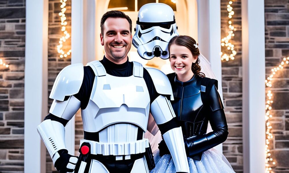 'Star Wars'-obsessed dad escorts daughter to prom as a stormtrooper