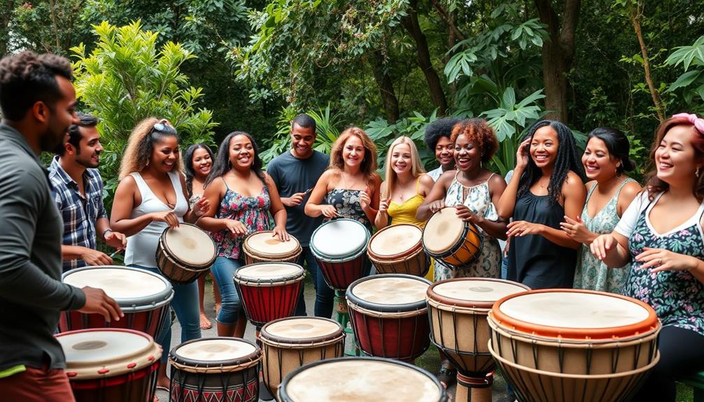 community bonding through rhythm