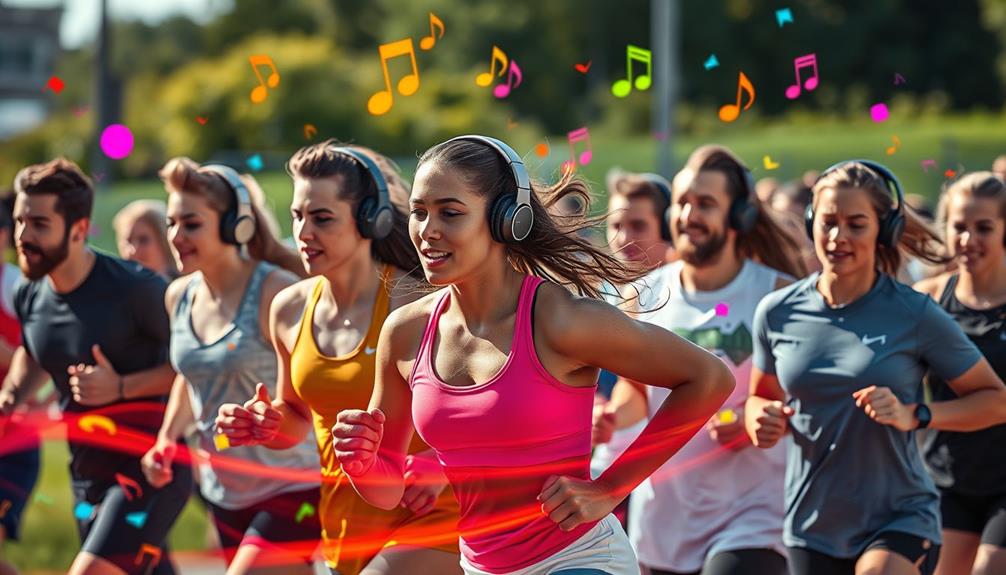 music enhances athletic performance