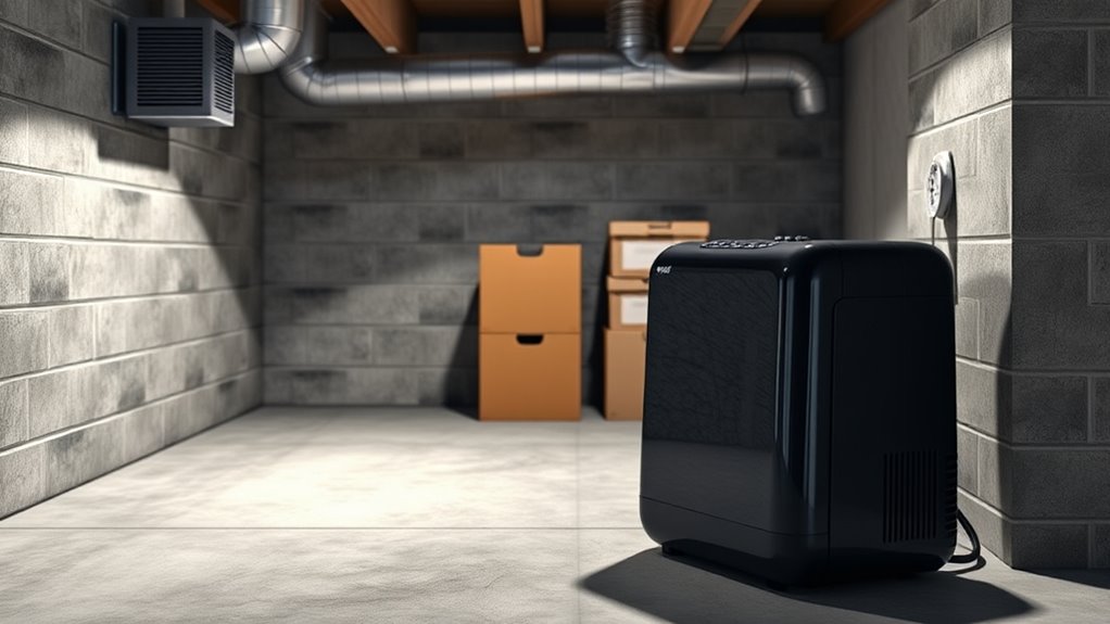 basement dehumidifier selection criteria