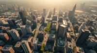 city heat retention effects