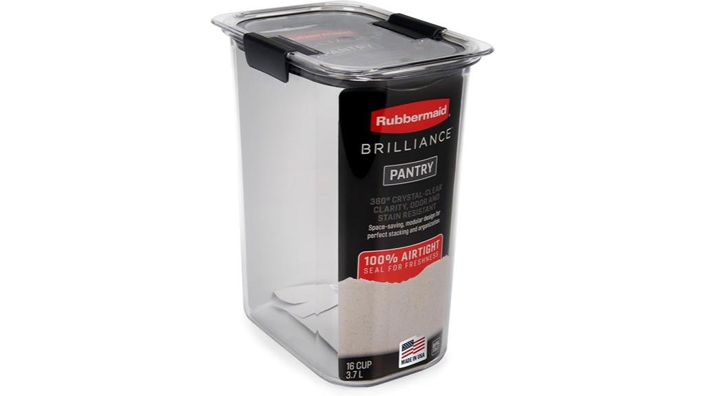 clear 16 cup storage container