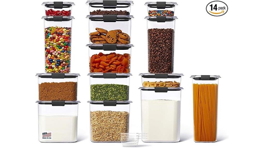 clear durable food containers