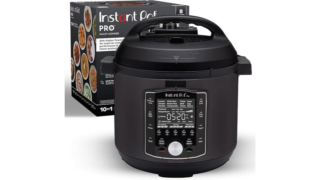 eight quart multi function cooker