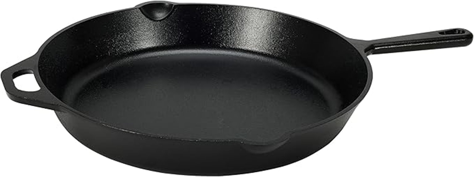 pre seasoned cast iron skillet