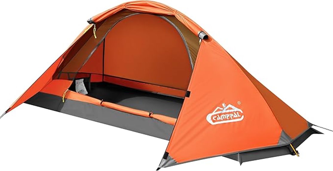single person backpacking tent