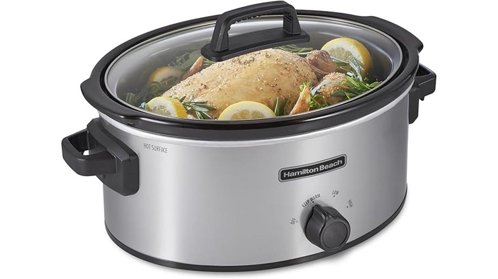 six quart slow cooker settings