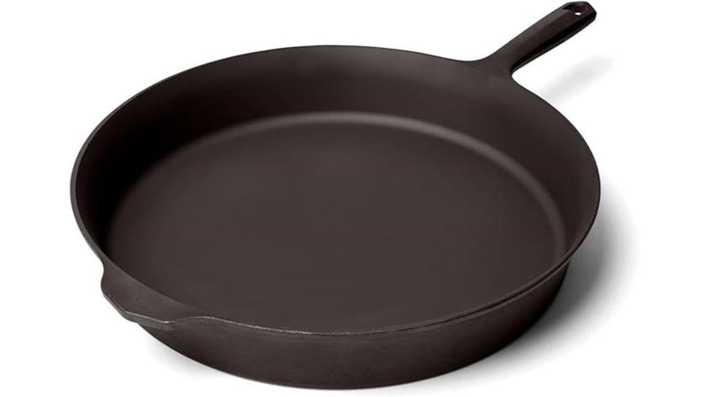 small round durable skillet
