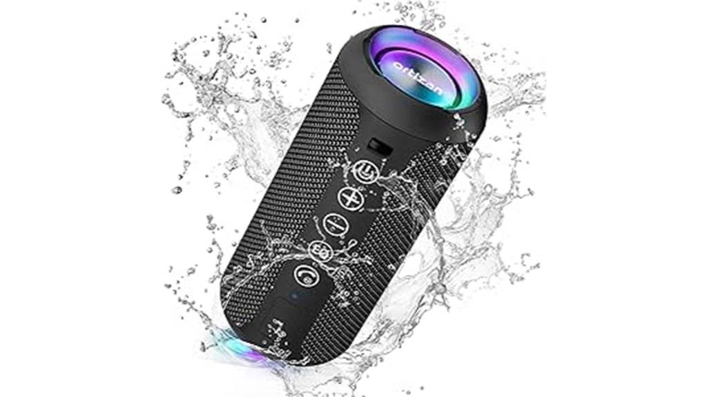 waterproof bluetooth speaker with lights