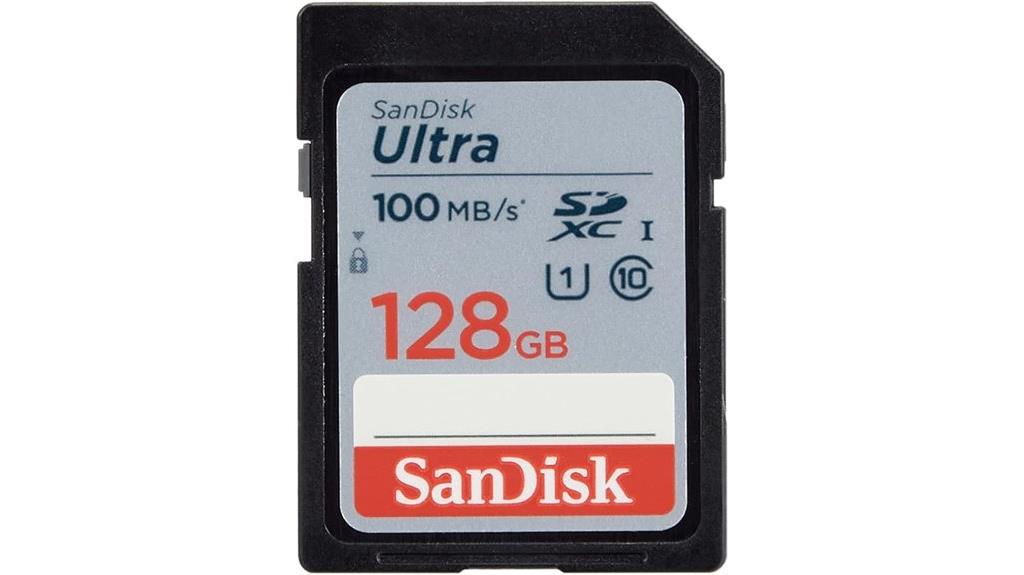 128gb sandisk ultra card