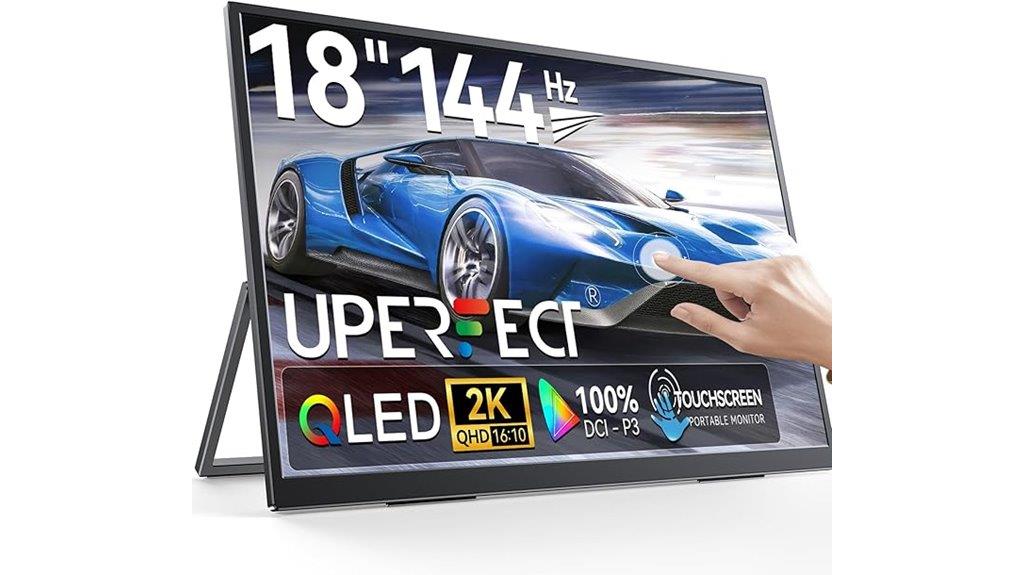 18 inch 2k touchscreen monitor