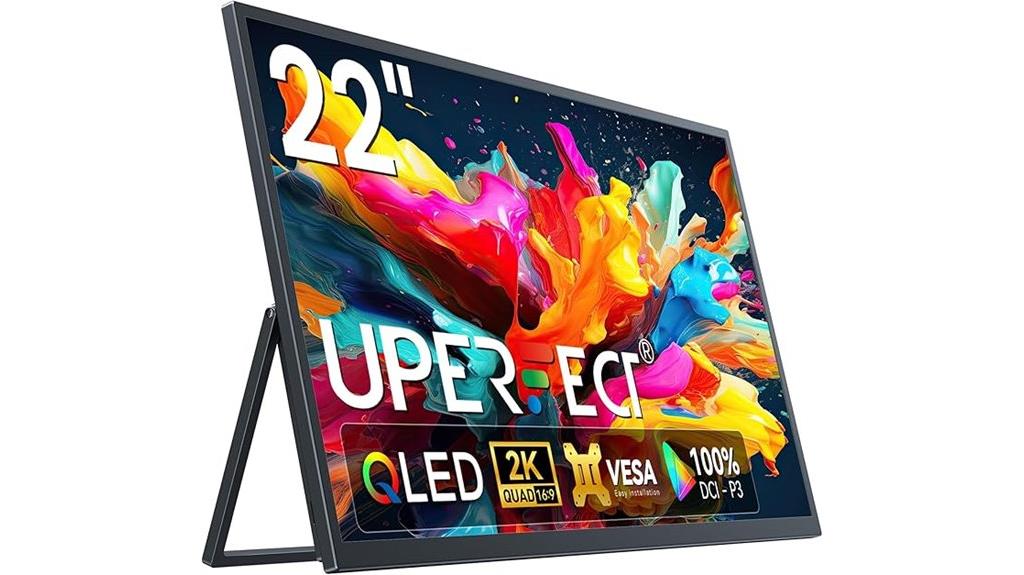 22 inch qled portable screen