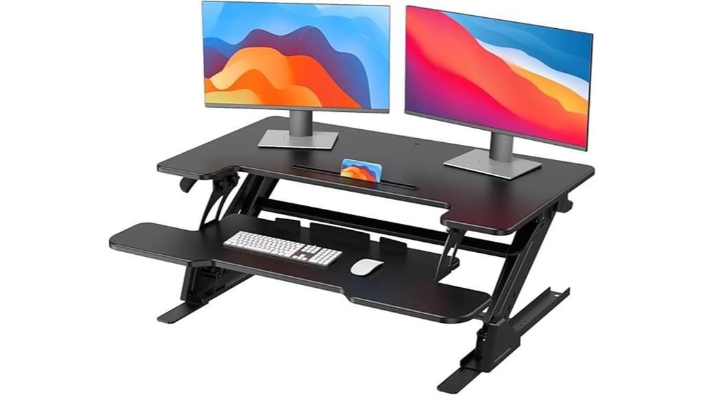 36 inch z shaped desk