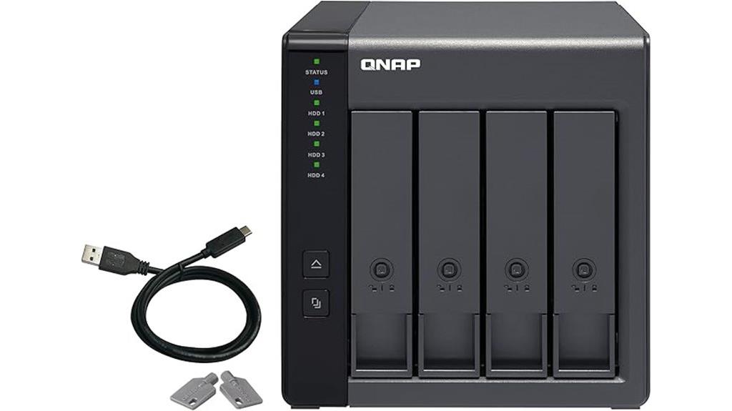 4 bay usb raid storage