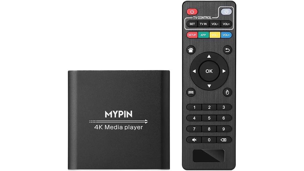 4k media player remote