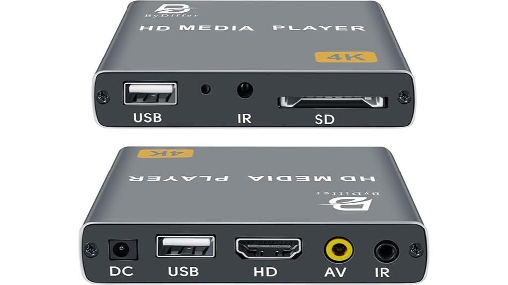 4k media player usb sd