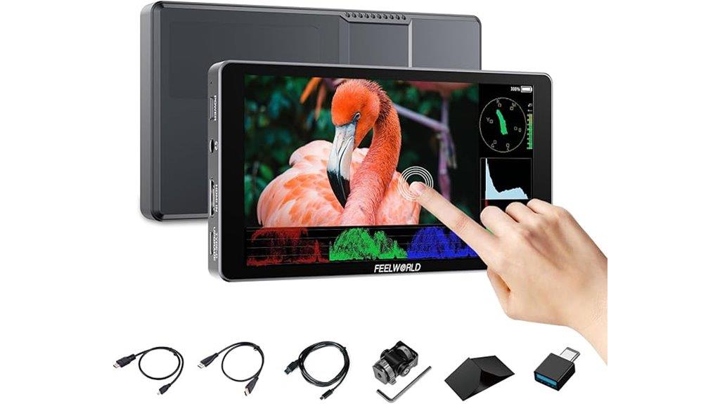 6 inch battery camera monitor