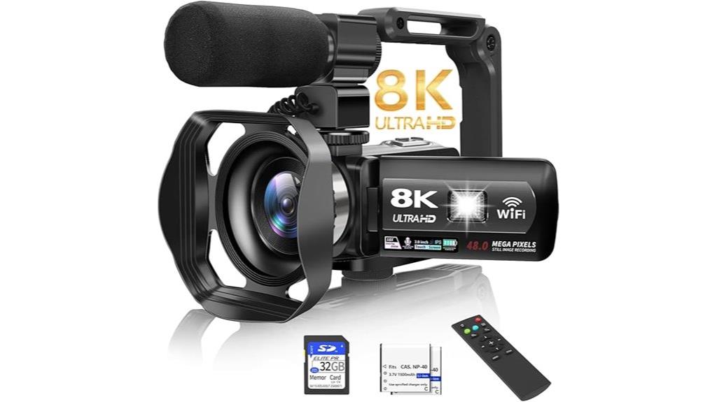 8k video camera bundle
