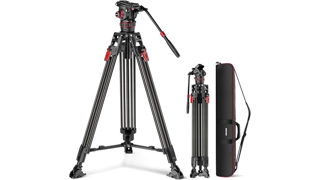 camera tripod with damping