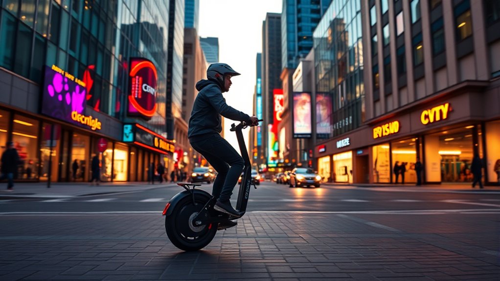 city commuting electric unicycle
