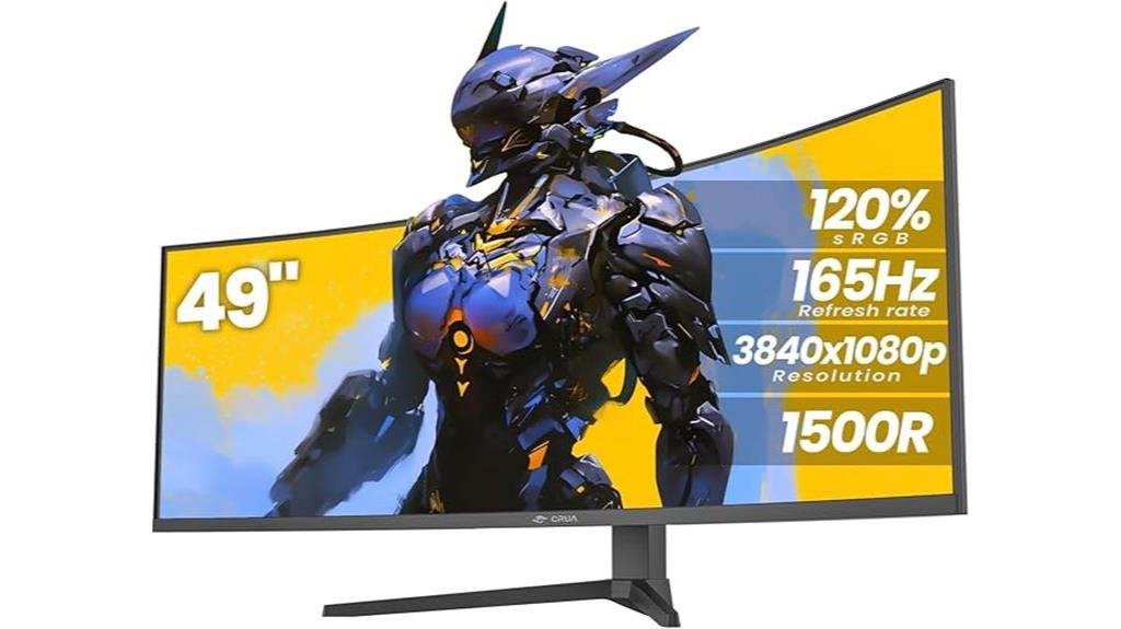 curved 49 gaming monitor