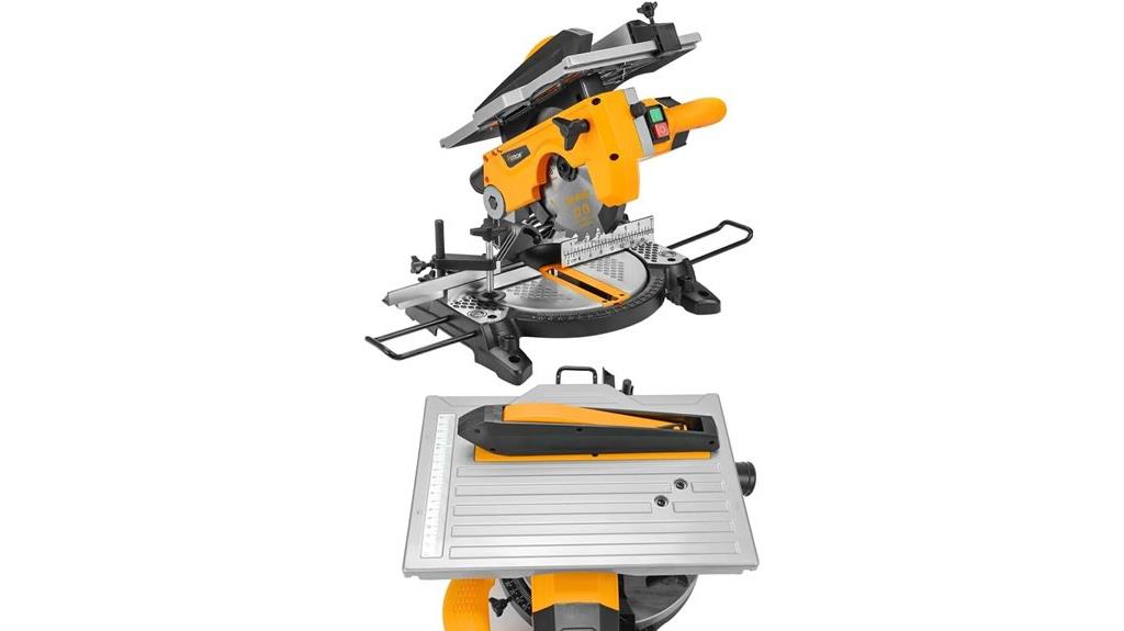 dual purpose miter table saw