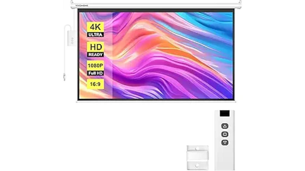 electric 100 inch screen