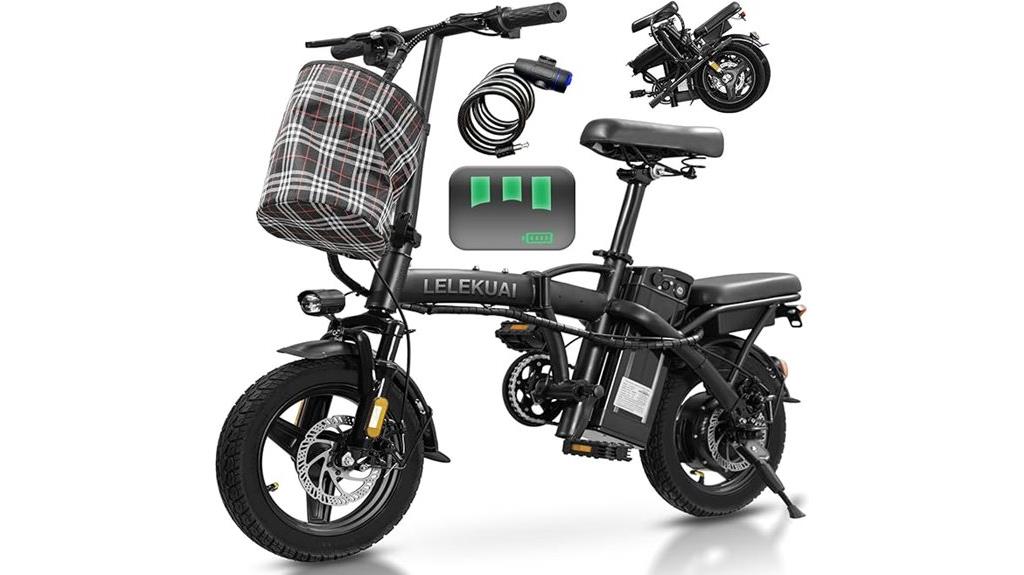 electric folding bike specifications