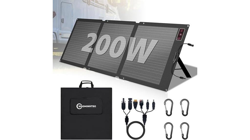 foldable waterproof solar charger