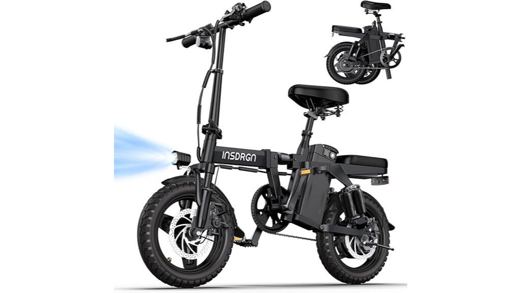 folding electric bike features