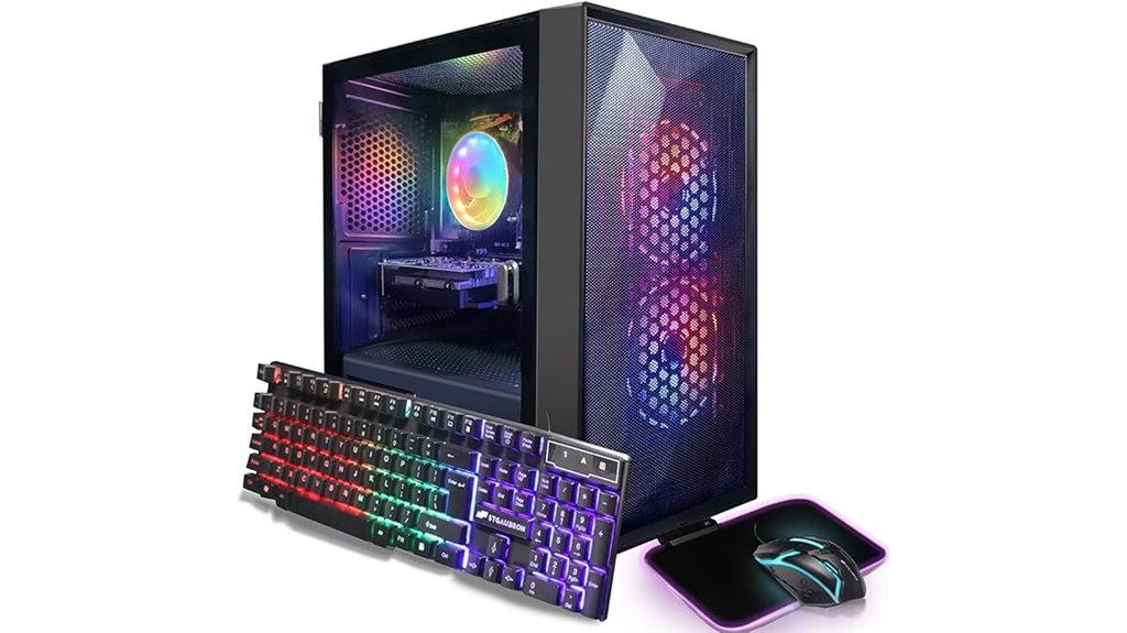 gaming pc with radeon rx