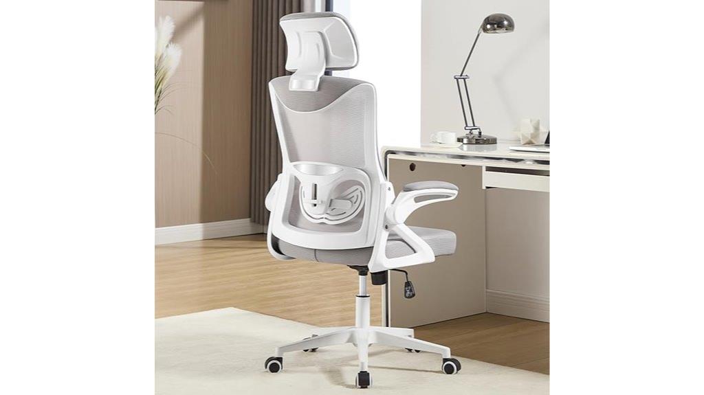 gray ergonomic office chair