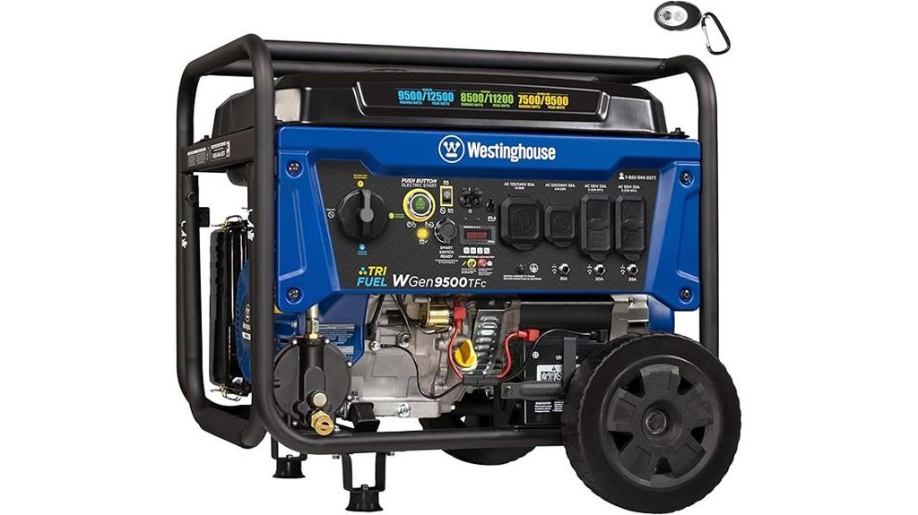heavy duty tri fuel generator