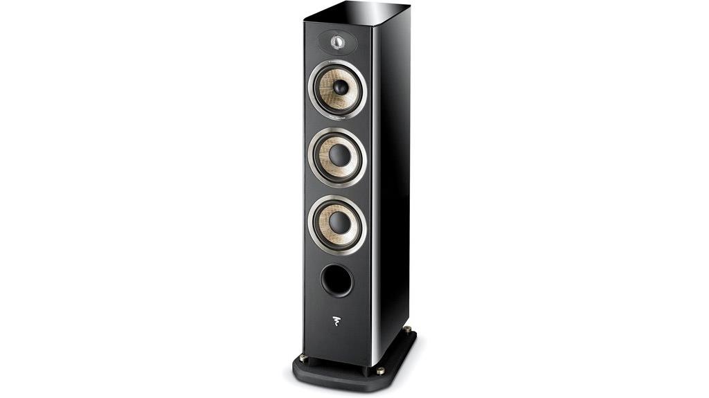 high gloss floorstanding speakers