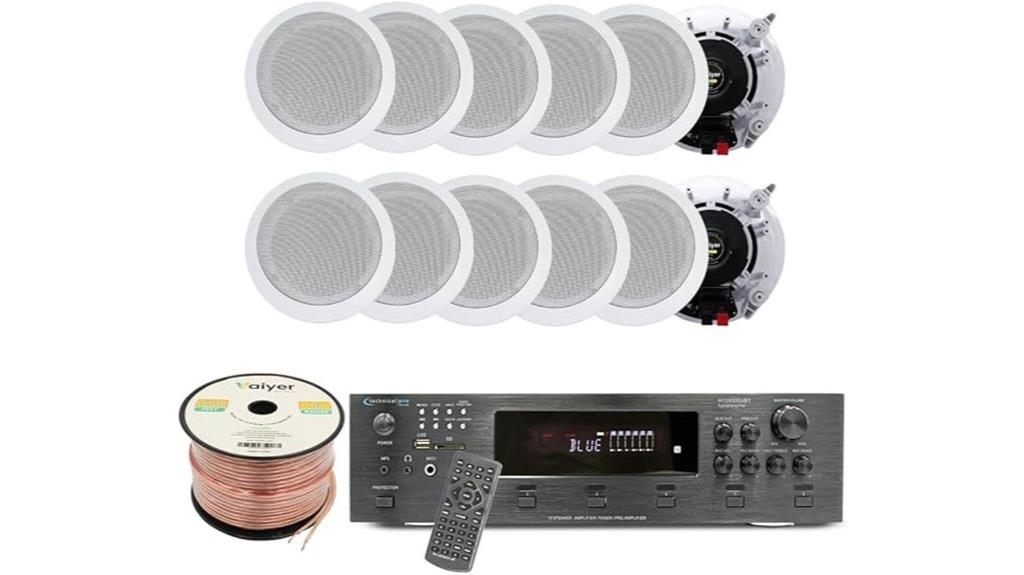 high power in wall speakers