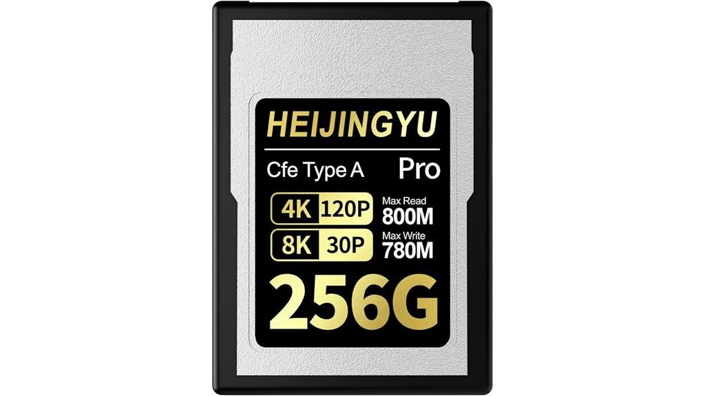 high speed 256gb cfexpress