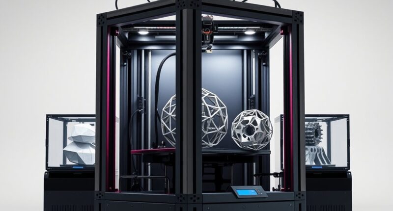 large format high precision 3d printers