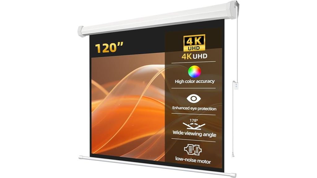 large motorized home screen