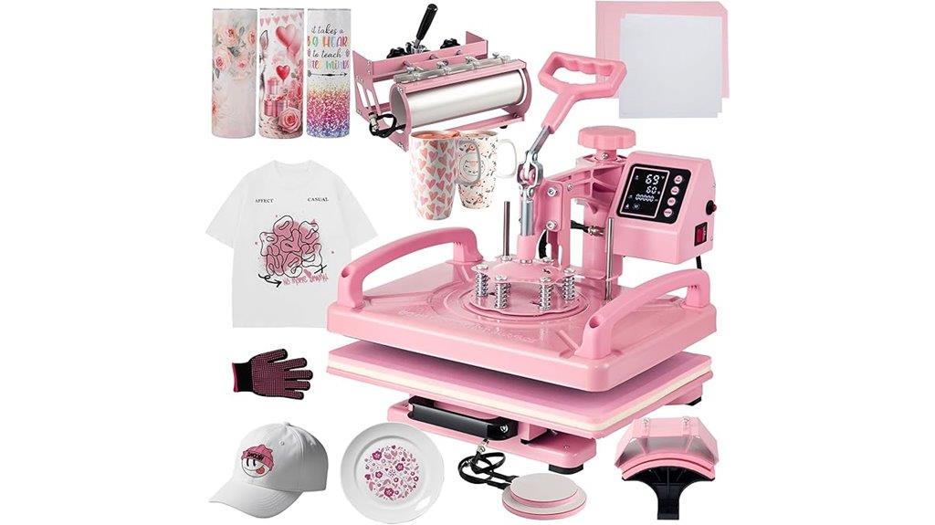 large tumbler heat press