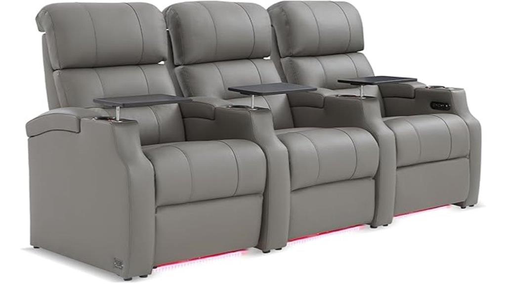 luxury reclining home theater