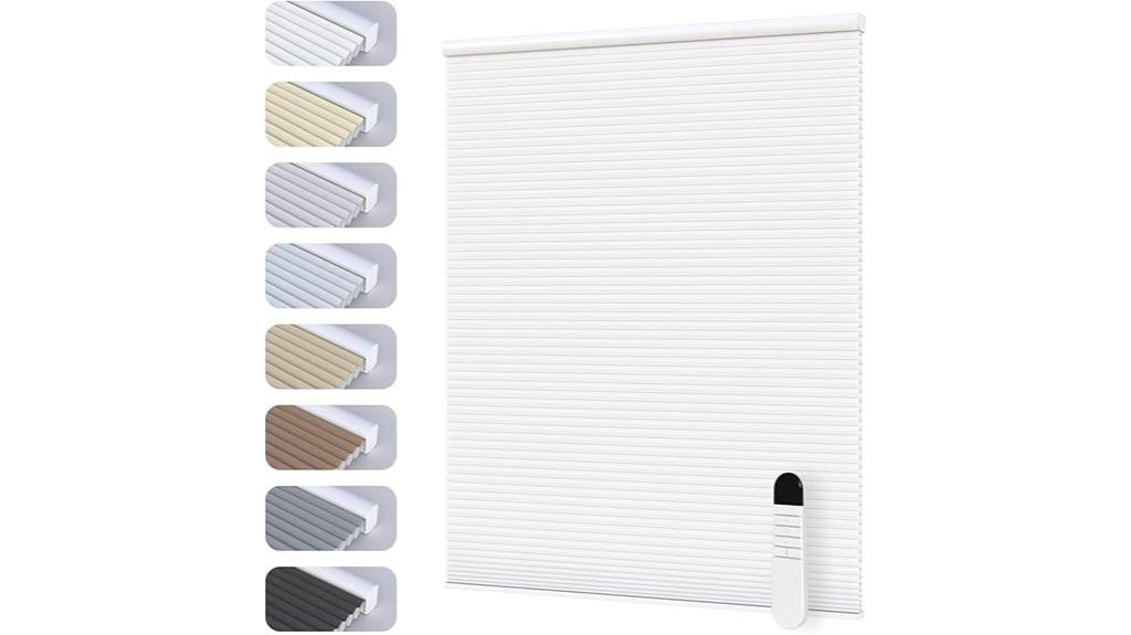 motorized remote cellular shades