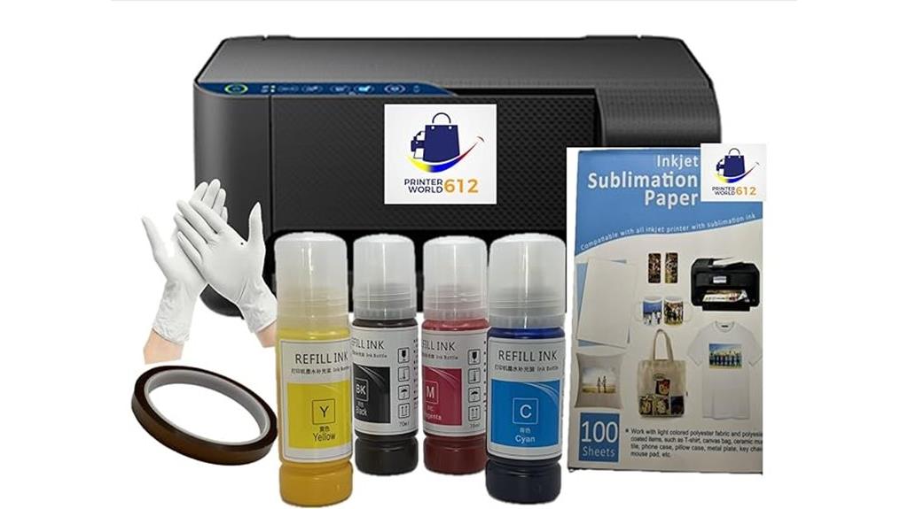 no cartridge sublimation printer