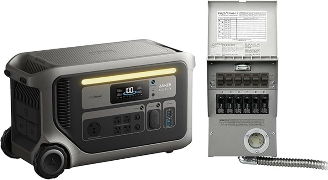 portable high capacity power station