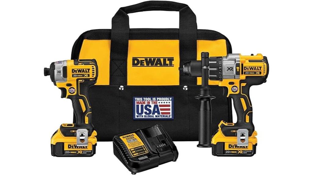 powerful cordless drill set