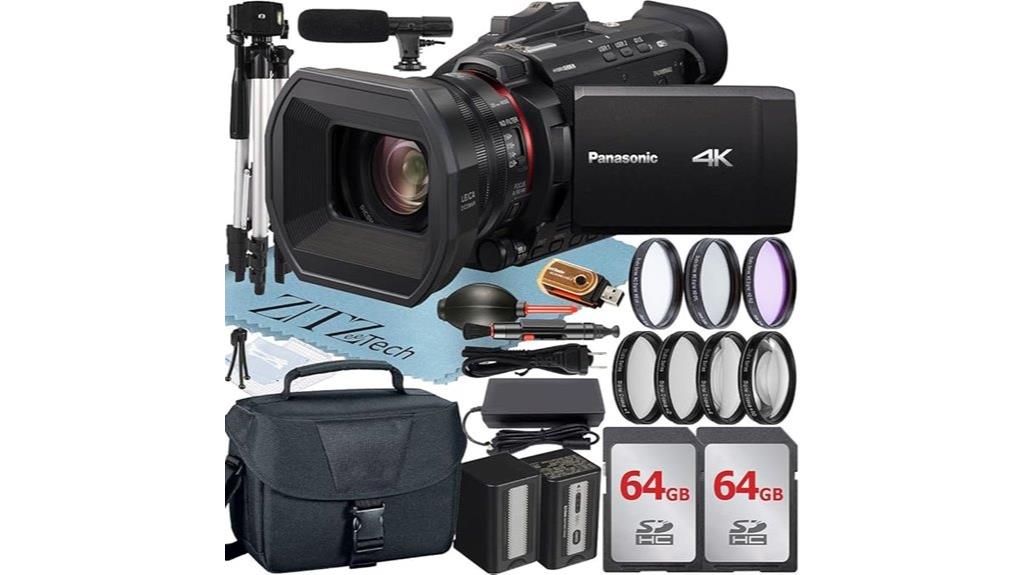 professional 4k camcorder bundle