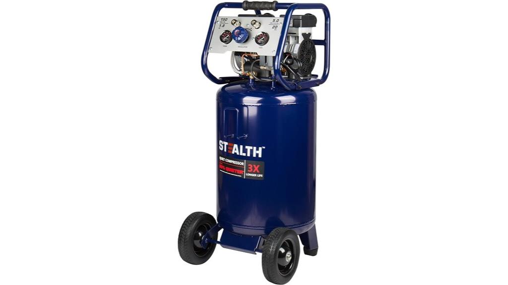 quiet 20 gallon air compressor
