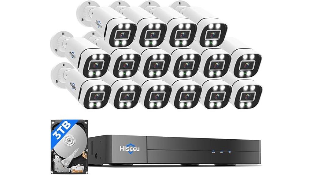 sixteen channel security system