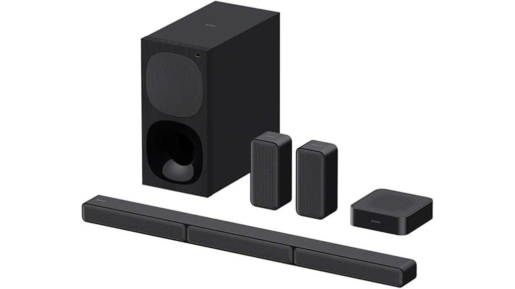 sony black 5 1 sound system