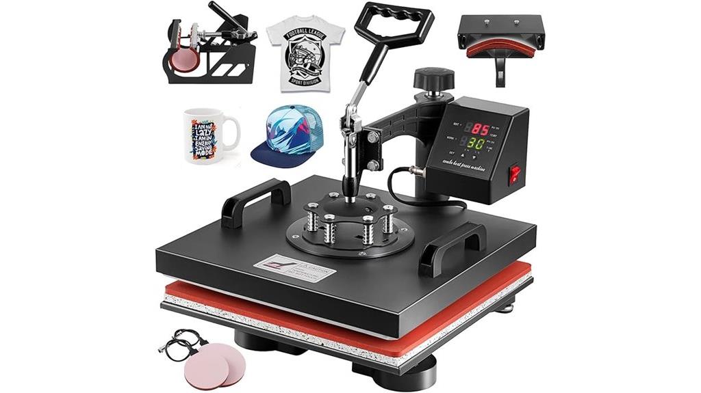 versatile multi function heat press